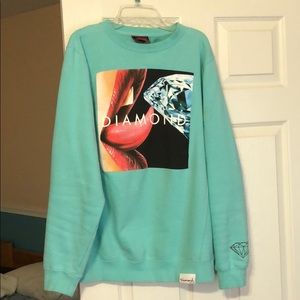 Diamond Crew Neck Sweatshirt